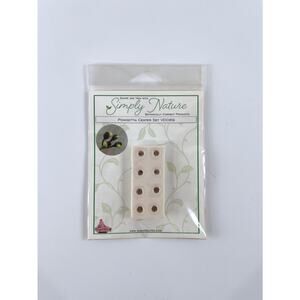 Simply Nature Poinsettia Center Veiner Mold VE1089 Sugar Flower Fondant Tool